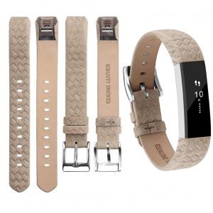 For Fitbit Alta Watch Band Wrist Strap Color Intelligent Heart Rate Replacement Watch Band Woven gray
