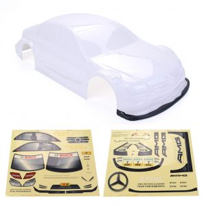 1/10 RC Drift Car On-road Car PC Body for Yokomo Touring Car Tamiya HPI Kyosho HSP Redcat FS ACME LRP White_1/10