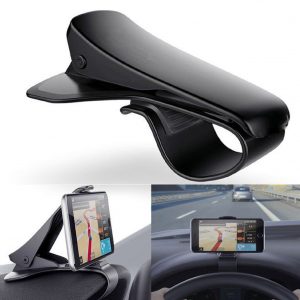 Universal Clip On Car HUD GPS Dashboard Mount Cell Phone Holder Non-slip Stand Large
