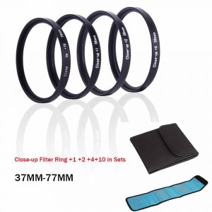 Close-up Filter Ring +1 +2 +4+10 in Sets for SLR / Digital Camera Camcorder 46MM