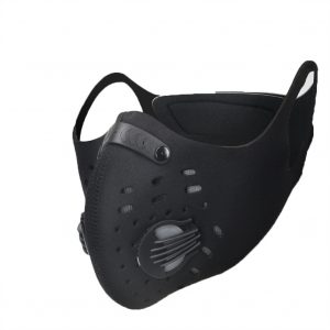 Unisex Activated Carbon Dust - proof Sports Healthy Mask Riding Sports Mask  black_One size