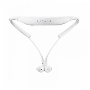 Bluetooth Headset 4.1 In-ear Noise Cancelling Wireless Neck  Headphones Support A2DP HSP HFP white