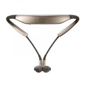 Bluetooth Headset 4.1 In-ear Noise Cancelling Wireless Neck  Headphones Support A2DP HSP HFP Golden