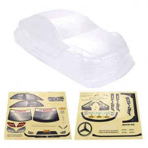 1/10 RC Drift Car On-road Car PC Body for Yokomo Touring Car Tamiya HPI Kyosho HSP Redcat FS ACME LRP Transparent_1/10