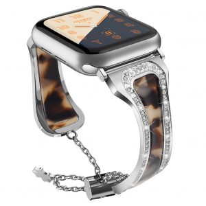 Metal Stainless Steel Resin Watch Strap for apple watch1/2/3/4 Generations