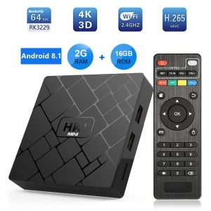 HK1 MINI 2G+16GB Android 8.1 Smart TV BOX US Plug
