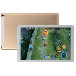 10.1 inch Tablet PC Octa Core Android 8.0 Dual SIM Phone Call Tab Phone PC Tablets Golden US plug
