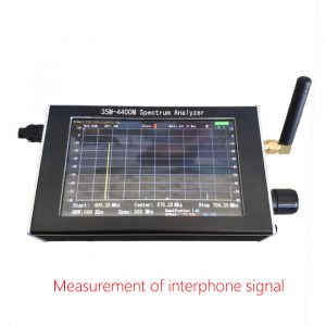 Spectrum Analyzer Handheld 35M-4400M Simple Measurement of Interphone Signal black