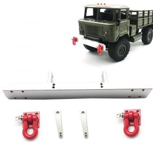 WPL 1/16 GASS66 Metal RC Car Bumper Protector With Hook  Silver
