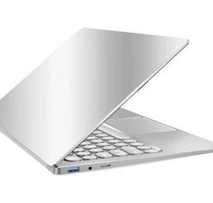 14"Laptop  Retro Round Keyboard 3867U Laptop 8G RAM Gaming Notebook Business Fingerprint Netbook Silver_8 + 256G