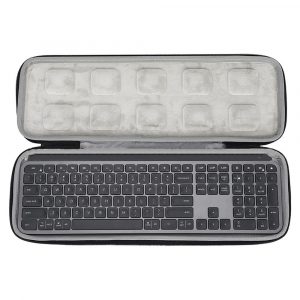 Keyboard Protector Home Portable Mouse Case Storage Bag for Logitech MX Keys Advanced black