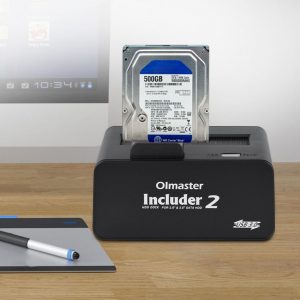 OImaster 5Gbps USB 3.0 SATA 2.5 3.5 Inch SSD HDD Hard Enclosure Drive Docking Station  UK plug