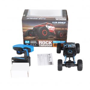 2.4G 4WD RC Car Electric Off-Road Vehicles RTR Model 4.8V 700mAh Double Motors Four-wheel Drive EU Plug HB-P1802 1/18 default