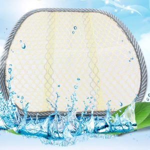 Universal Car Back Seat Support Mesh Lumbar Back Brace Support Cool Summer Breathable Car Seat Back Lumbar Office Home Ice silk_37cm*40cm