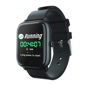 Smart Bracelet Large-screen Remote Control Selfie Heart Rate Blood Pressure Blood Oxygen Monitoring Color Smart Bracelet black