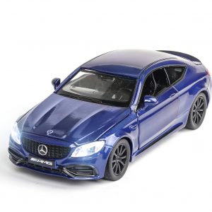1:32 Alloy Car Model Vehicle Model Simulation Family Car Model Car Ornaments blue