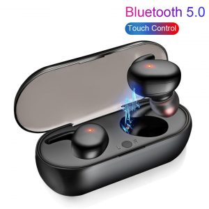 Y30 Tws Wireless Blutooth  5.0 Earphone Noise  Cancelling Headset 3d  Stereo Sound Music In-ear Earbuds black
