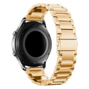 Stainless Steel Watch Band Strap for Samsung Galaxy Watch 46/42mm Replace Strap Rose gold_42mm