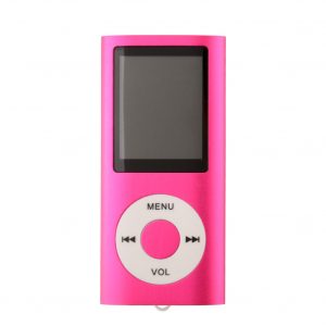1.8 Inch Screen MP4 Video Radio Music Movie Player SD/TF Card MP4 Player  Pink_1.8 inches