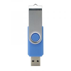 Swivel Usb 2 .0 1.0  Flash Drive Concise Portable U Disk L18 High Speed U Disk Light blue_8G