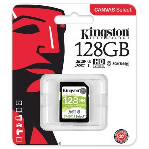 Kingston SDS Canvas Select SD Memory Card Storage Card green_128G