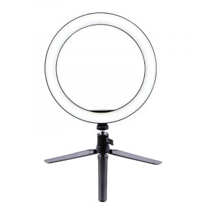 Selfie Ring Light LED Circle Light USB LED Desktop Lamp with Stand Dimmable LED Fill Light for Live Stream Photograph Desktop stand + 26cm fill light