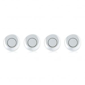 Wireless Car Parking Sensor Set LCD Display 4 Probe Backup Reversing Radar Monitor Detector System Silver probe