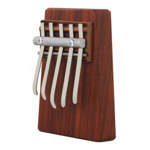 5-tone Kalimba Wood Thumb Piano Easy To Learn Musical Instrument for Kids Adults Rosewood