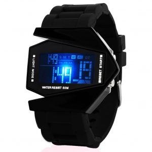 Watch Luxury Digital LED Date Sport Outdoor Electronic Watch For Party Gift Cute Electronic Fashion Wrist Watch Waterproof black