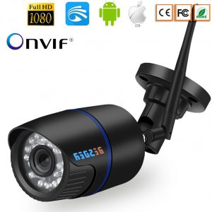 1080p IP Camera Wireless Outdoor Security Camera Waterproof 20m Night Vision Motion Detect 720P (6mm)