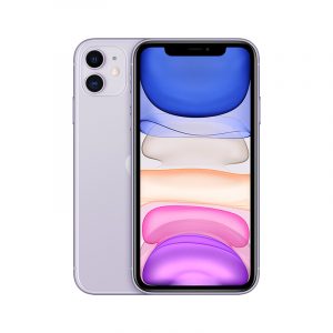 Apple iPhone 11 Dual 12MP Camera A13 Chip Smartphone LTE 4G Slow Selfie + European Gauge Adapter Purple 256GB