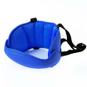 Child Seat Head Supports Baby Head Fixed Sleeping Pillow Kid Neck Protection Dark blue