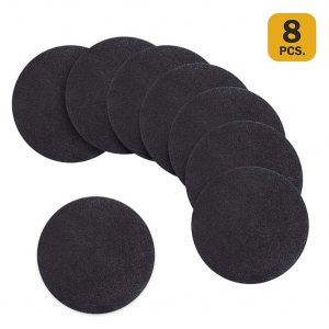 8Pcs/Set Cardboard Sketch Hand Drawn Round Black Cardboard Art Drawing Board Hard 8pcs