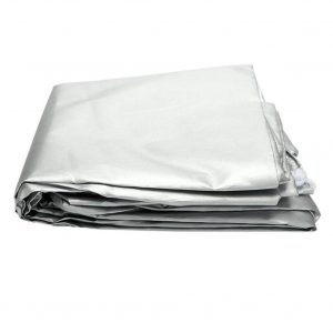 Spare Tire Cover 210D Oxford Cloth Silver Tire Protection Anti-aging Cover L 80*118cm