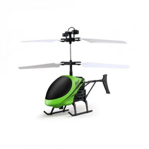 D715 Mini Helicopter Induction Aircraft Remote Control RC Drone with Flash Light @ 88 NSV775 green