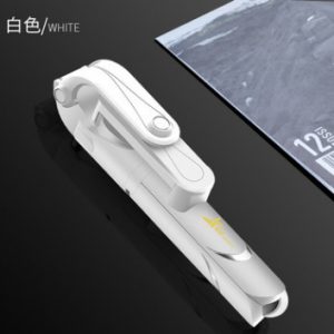 XT09 Tripod Stand Extendable 360?? Rotation Self-timer Bluetooth Selfie Stick Monopod Foldable Live XT10 Mobile Phone Bracket XT09 white