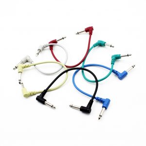 6pcs Electric Guitar Connector Gt-66 Colorful Connecting Wire Accessories