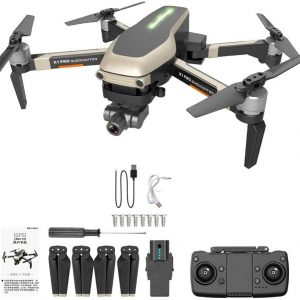X1 PRO GPS Folding Drone 4k 120 ?? Wide Angle WiFi FPV HD Camera Selfie Two-Axis Mechanical Gimbal GPS One Key to Return to The Flight Point, Follow Me Low-Power Home 1 battery