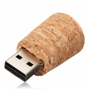 Ants Wooden Unique Bottle and Plug Shape Flash Drive USB Drive brown_8G