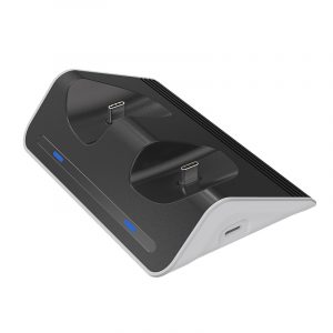 For Ps5 Dual Handle Type-c Charging Dock Station Stand for Switch Pro Xbox Charger black