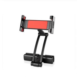 Cellphone Stand Tablet Holder for Car Backseat 360 Degree Rotation Mount Rear Seat Flexible Bracket  red with large chuck