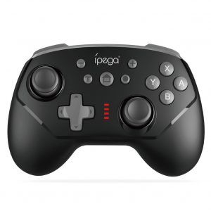 Game Controller Handle for Switch Games 6-axis Vibration Supports Both Wireless Bluetooth or Wired Connection Black