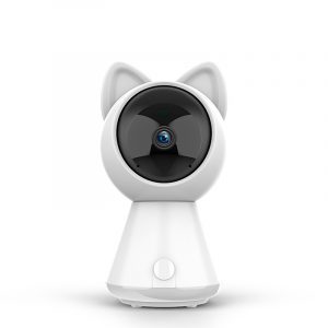 1080P Cat IP Camera Intelligent Automatic Tracking Camera Home Security Wireless Network WiFi Surveillance Camera white_AU Plug