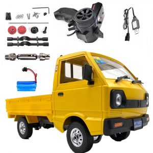 Wpl D12 1:10  2.4g 2wd Truck Crawler  Off Road Rc  Car Vehicle Models Toy yellow