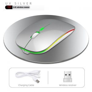 2.4GHz Wireless Mice With USB Receiver Gamer 2000DPI Mouse For Computer PC Laptop Silver