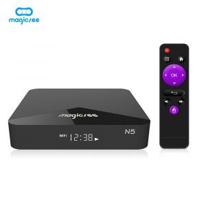 TV BOX N5 Android 9.0 TV BOX Amlogic S905X Quad-core 4K Resolution 2GB RAM 16GB ROM 2.4G 5G WiFi Set Top Box black_2 + 16GB single WIFI British regulations
