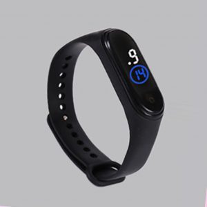 Waterproof M4 LED Muamaly Digital Watches Touch Control Sports Casual Stylish Boys Girls Watch black