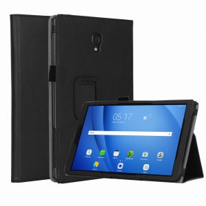 For Samsung tab A2 T590/T595 10.5 inch PU Leather Protective Case with Hand Support Card Slot Sleep Function black_Samsung tab A2 T590/T595 10.5 inch