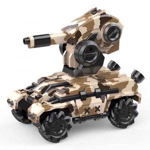 Xiangdijia Toys 008D 2.4G 4WD Electric RC Battle Tank Drift Vehicles Stunt Car RTR Model yellow