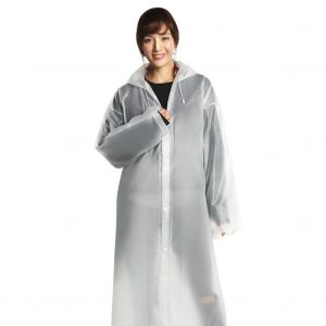 Adult Unisex Disposable Thicken Raincoat EVA Portable Outdoor Activities Raincoat white_free size
